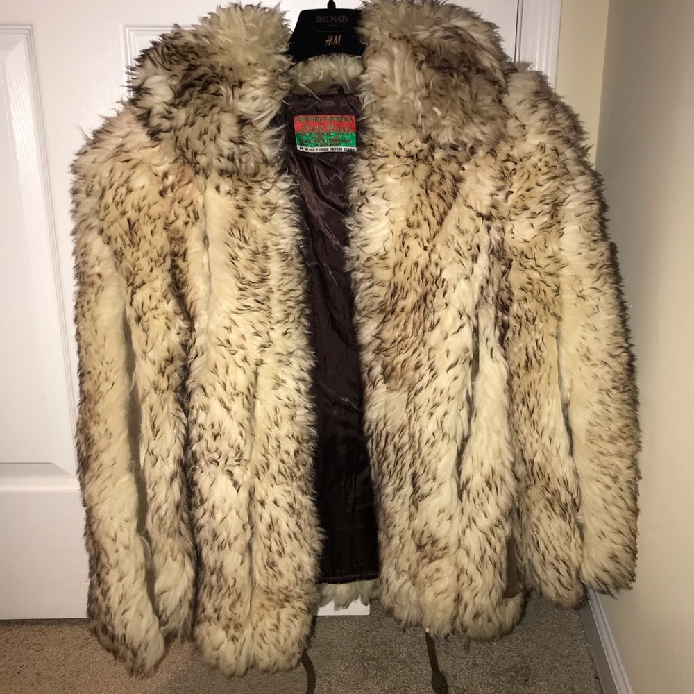Vintage lamb fur coat - Picture 2 of 3